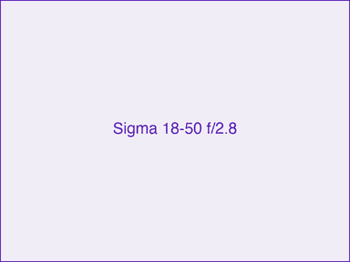 Sigma 18–50 mm f/2.8 DC DN